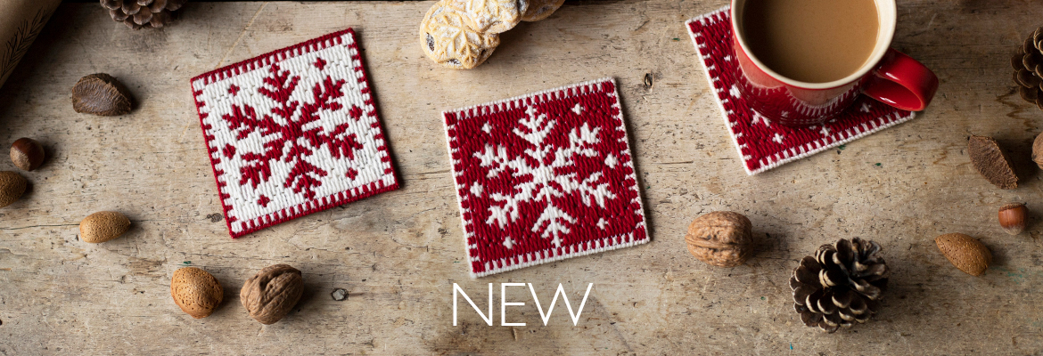 bargello needlework snowflake pattern toft Christmas gift craft